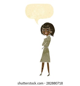 cartoon person with speech bubble