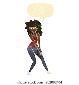 cartoon person with speech bubble