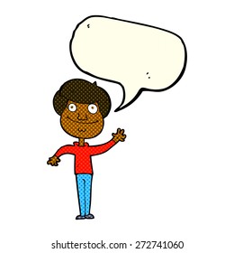 cartoon person talking