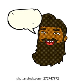 cartoon person with word bubble