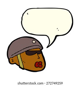 Cartoon-Person mit Wortblase