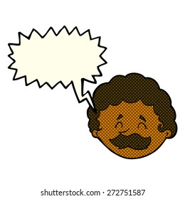 cartoon person with word bubble