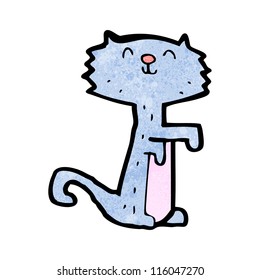 cartoon pet cat