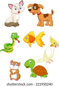 Cartoon pet collection set