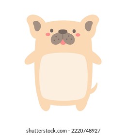 cartoon pet text frame cute dogs and cats for kids