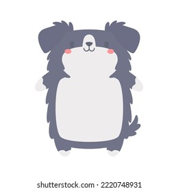 cartoon pet text frame cute dogs and cats for kids