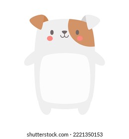 cartoon pet text frame cute dogs and cats for kids