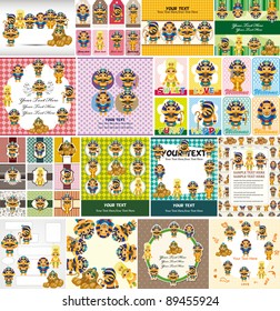 cartoon pharaoh card