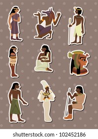 cartoon pharaoh stickers