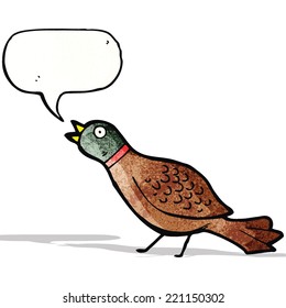 cartoon pheasant