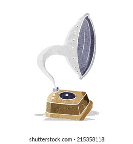 fonógrafo de dibujos animados