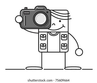 cartoon photographer