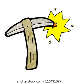 cartoon pick axe
