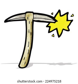 cartoon pick axe