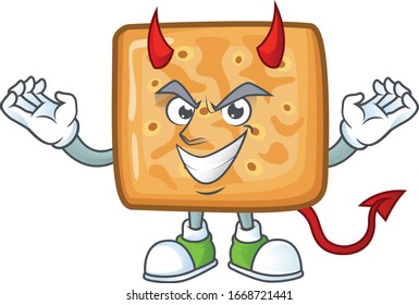 Cartoon picture of crackers in devil cartoon character design