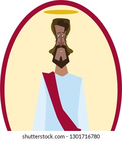 Cartoon picture of Jesus