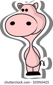 Cartoon pig