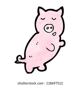 cartoon pig