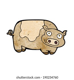 cerda de dibujos animados