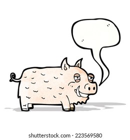 cartoon pig