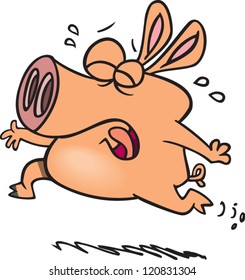 cartoon pig crying wee wee wee all the way home