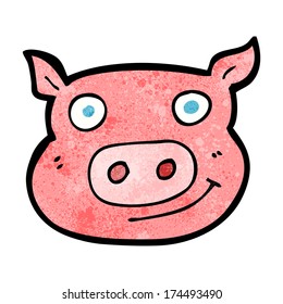 cartoon pig face