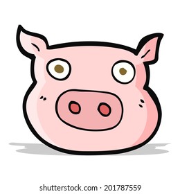 cartoon pig face