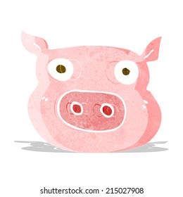 cartoon pig face