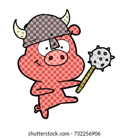 Cartoon-Schweinezuführung