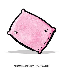 almohada de dibujos animados