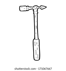 martillo de pin de dibujos animados