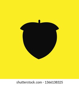 cartoon pine nuts icon vector