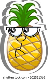 Cartoon pineapple