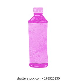 cartoon pink bottle
