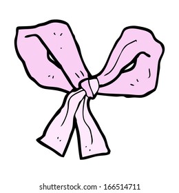 arco rosado de dibujos animados