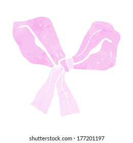 arco rosado de dibujos animados