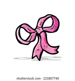 cartoon pink bow