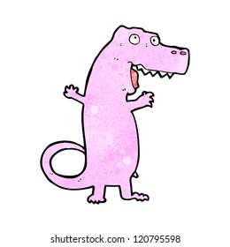 cartoon pink dinosaur