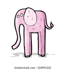 cartoon pink elephant