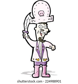 cartoon pink pirate