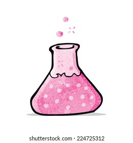 cartoon pink potion