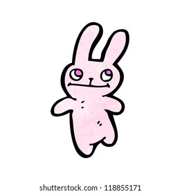 cartoon pink rabbit