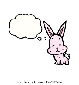 cartoon pink rabbit