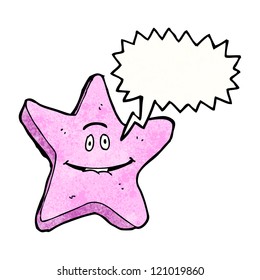 cartoon pink starfish