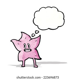 Cartoon-Rosa-Seesterne