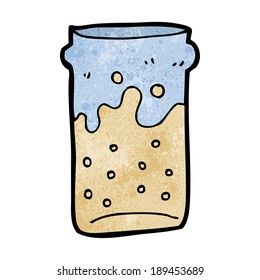 cartoon pint of beer