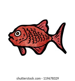 cartoon piranha