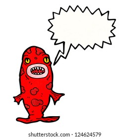 cartoon piranha
