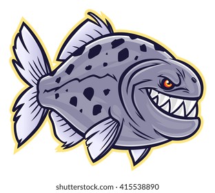 Cartoon piranha
