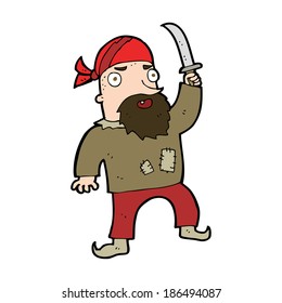 pirata de desenho animado